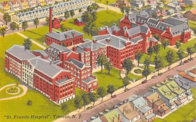 St. Francis Hospital Trenton, New Jersey Postcard