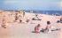 Enjoying Sand and Surf Townsends Inlet, New Jersey Postcard