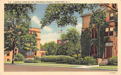 Campus View at the Training School Vineland, New Jersey Postcard