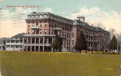 Soldiers' Home Vineland, New Jersey Postcard