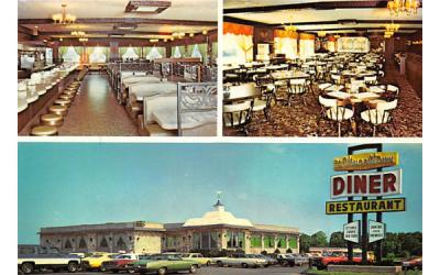 The New Vincentown Diner New Jersey Postcard