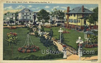 Holly Beach Park - Wildwood-by-the Sea, New Jersey NJ Postcard