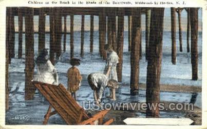 Boardwalk - Wildwood-by-the Sea, New Jersey NJ Postcard