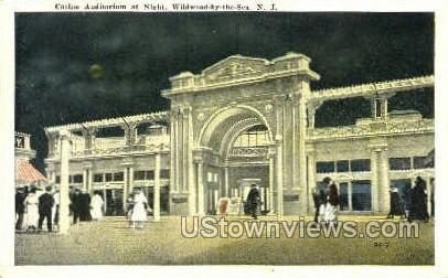 Casino Auditorium - Wildwood-by-the Sea, New Jersey NJ Postcard