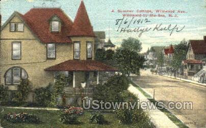 Summer Cottages  - Wildwood-by-the Sea, New Jersey NJ Postcard