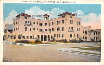 Hotel Seville Wildwood, New Jersey Postcard