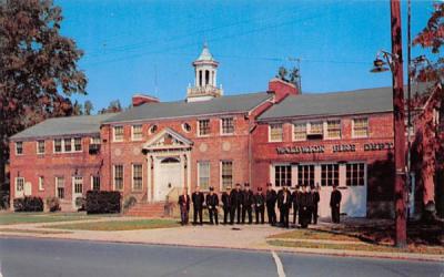 Municipal Bldg,, Fire Dept,, and Fire Co. Personnel Waldwick, New Jersey Postcard