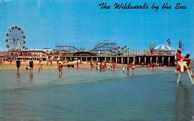 Marine Pier Wildwood, New Jersey Postcard