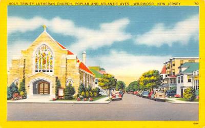 Holy Trinity Lutheran Church Wildwood, New Jersey Postcard