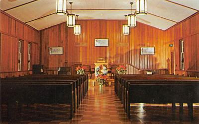 Interior of Chapel at Keswick Colony of Mercy Whiting, New Jersey Postcard