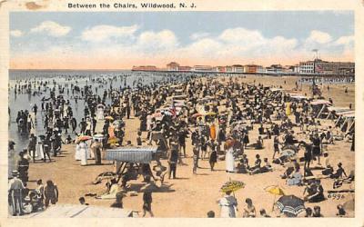 Between the Chairs Wildwood, New Jersey Postcard