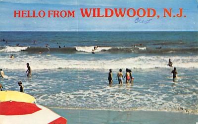Hello from Wildwood, New Jersey, USA Postcard