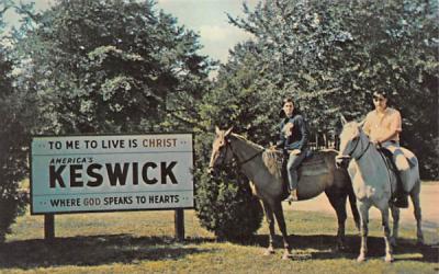 entrance to America's Keswick Whiting, New Jersey Postcard