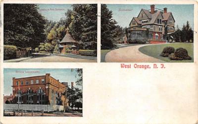 West Orange New Jersey Postcard