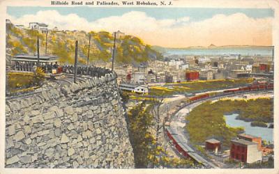 Hillside Road and Palisades West Hoboken, New Jersey Postcard