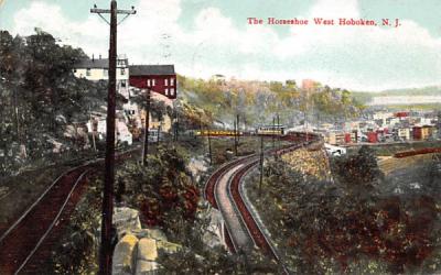 The Horseshoe West Hoboken, New Jersey Postcard