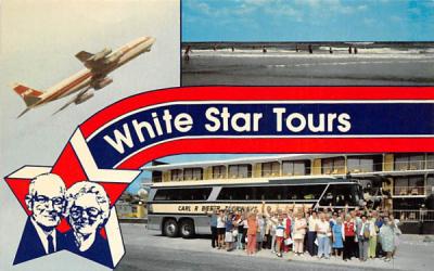 White Star Tours Wildwood , New Jersey Postcard