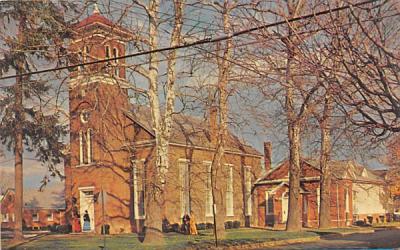 First Baptist Church Woodstown, New Jersey Postcard