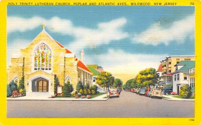 Holy Trinity Lutheran Church Wildwood, New Jersey Postcard