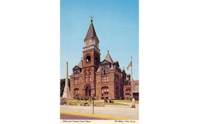Gloucester County Court House Woodbury, New Jersey Postcard