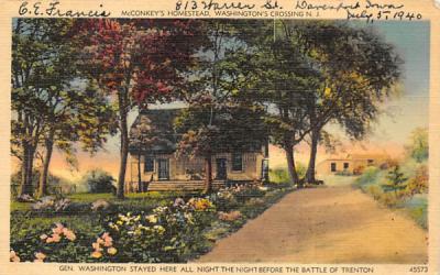 McConkey's Homestead Washingtons Crossing, New Jersey Postcard