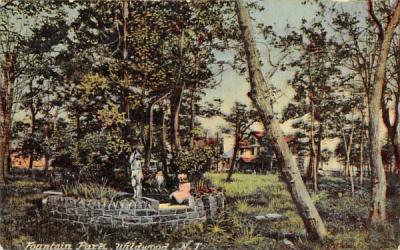 Fountain Park Wildwood, New Jersey Postcard