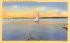 Sailing on Sunset Lake Wildwood Crest, New Jersey Postcard