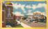 View along the Atlantic Ave. Wildwood, New Jersey Postcard