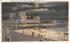 Wildwood Ocean Pier, by Night New Jersey Postcard