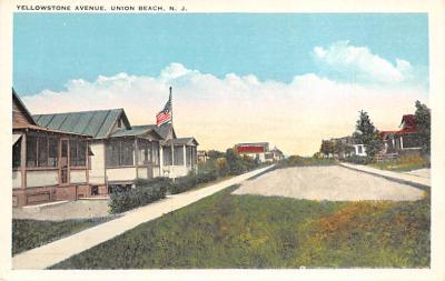Yellowstone Avenue Union Beach, New Jersey Postcard