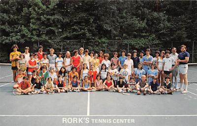 Rork's Tennis Center Upper Saddle River, New Jersey Postcard