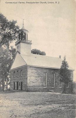 Connecticut Farms, Presbyterian Church Union, New Jersey Postcard