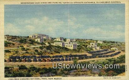 Government Bldg - Carlsbad Caverns National Park, New Mexico NM Postcard