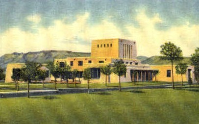Library, University of New Mexico - Albuquerque Postcard