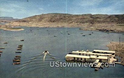 Lake & Boat Docks - Elephant Butte, New Mexico NM Postcard