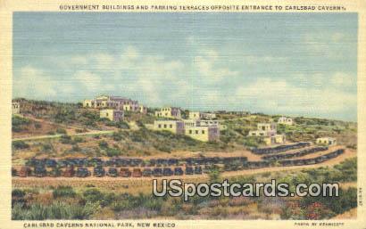 Government Buildings - Carlsbad Caverns National Park, New Mexico NM Postcard