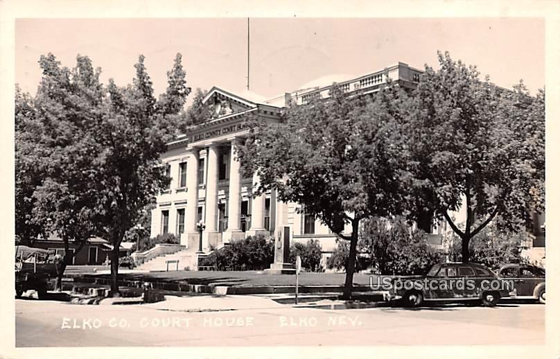 Elko County Court House - Nevada NV Postcard