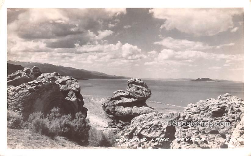 Birds Eye View - Pyramid Lake, Nevada NV Postcard