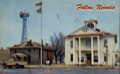 Churchill County Courthouse - Fallon, Nevada NV Postcard