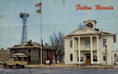 Churchill County Courthouse - Fallon, Nevada NV Postcard