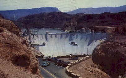 Hoover Dam/Lake Mead - Hoover (Boulder) Dam, Nevada NV Postcard
