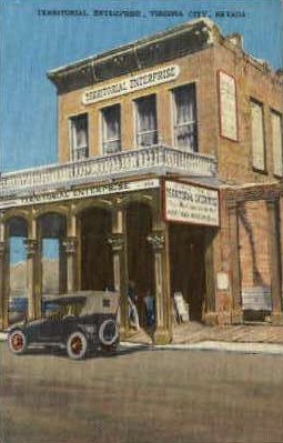 Territorial Enterprise - Virginia City, Nevada NV Postcard