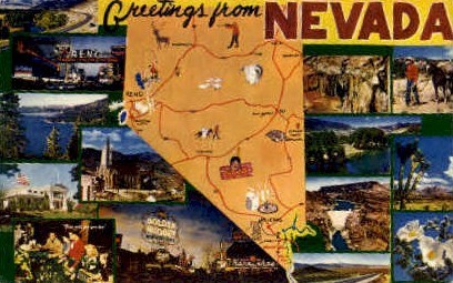 Nevada Greetings - Misc Postcard