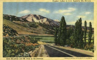 Washoe Valley - Nevada NV Postcard