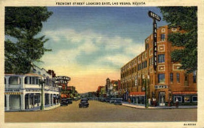 Fremont Street - Las Vegas, Nevada NV Postcard
