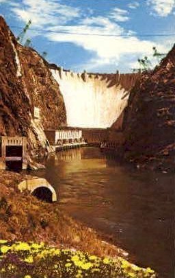 The Hoover Dam - Hoover (Boulder) Dam, Nevada NV Postcard