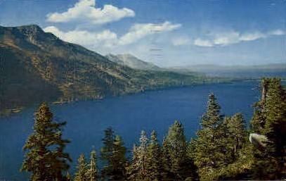Fallen Leaf Lake - Nevada NV Postcard
