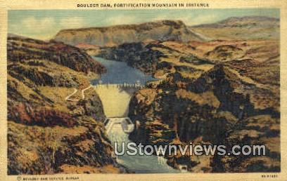Hoover (Boulder) Dam, NV,     ;     Hoover (Boulder) Dam, Nevada Postcard
