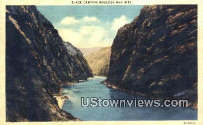 Black Canyon - Hoover (Boulder) Dam, Nevada NV Postcard