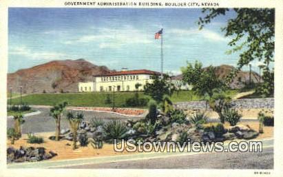 Government Admin Bldg - Boulder City, Nevada NV Postcard